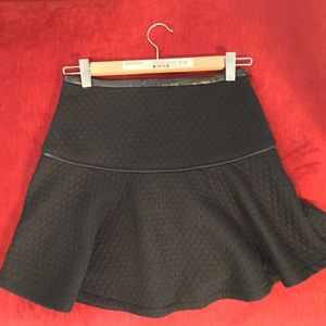 Black mini skirt size small